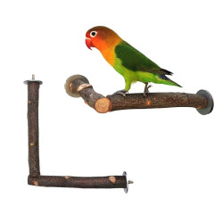 Wooden Square Bird Perch
