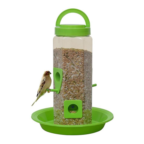 Window Hanging Bird Food and Water Tower