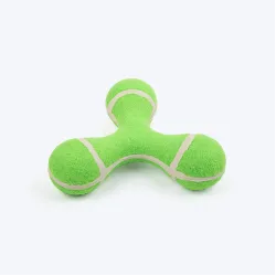 Tennis Triangle Frisbee Squeaky Chew Toy For Dogs