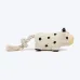 Rubber Cow with Rope Chew Toy For Dogs