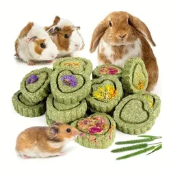 Natural Hay and Flower Treats