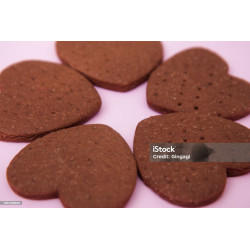 Heart Shaped Goat Milk Dog Cookies