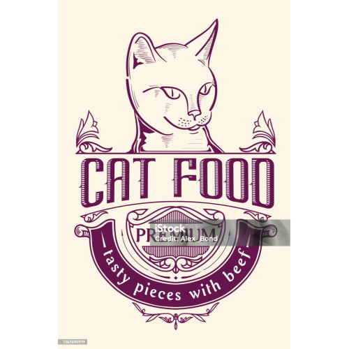 Beef Flavoured Dry Cat Food