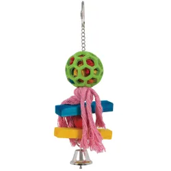 Roller Pom Pom Bird Toy